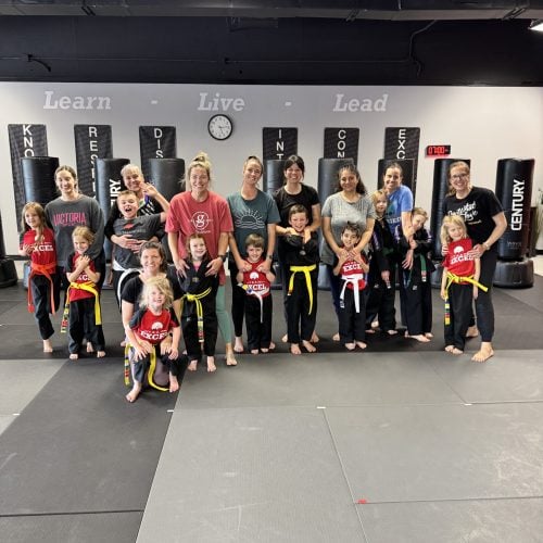 Excel Taekwondo students training in Littleton, Colorado