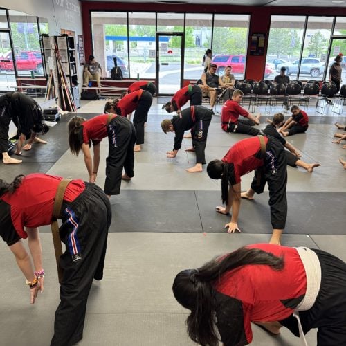 Excel Taekwondo students training in Littleton, Colorado