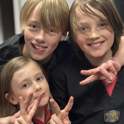 Excel Taekwondo students training in Littleton, Colorado